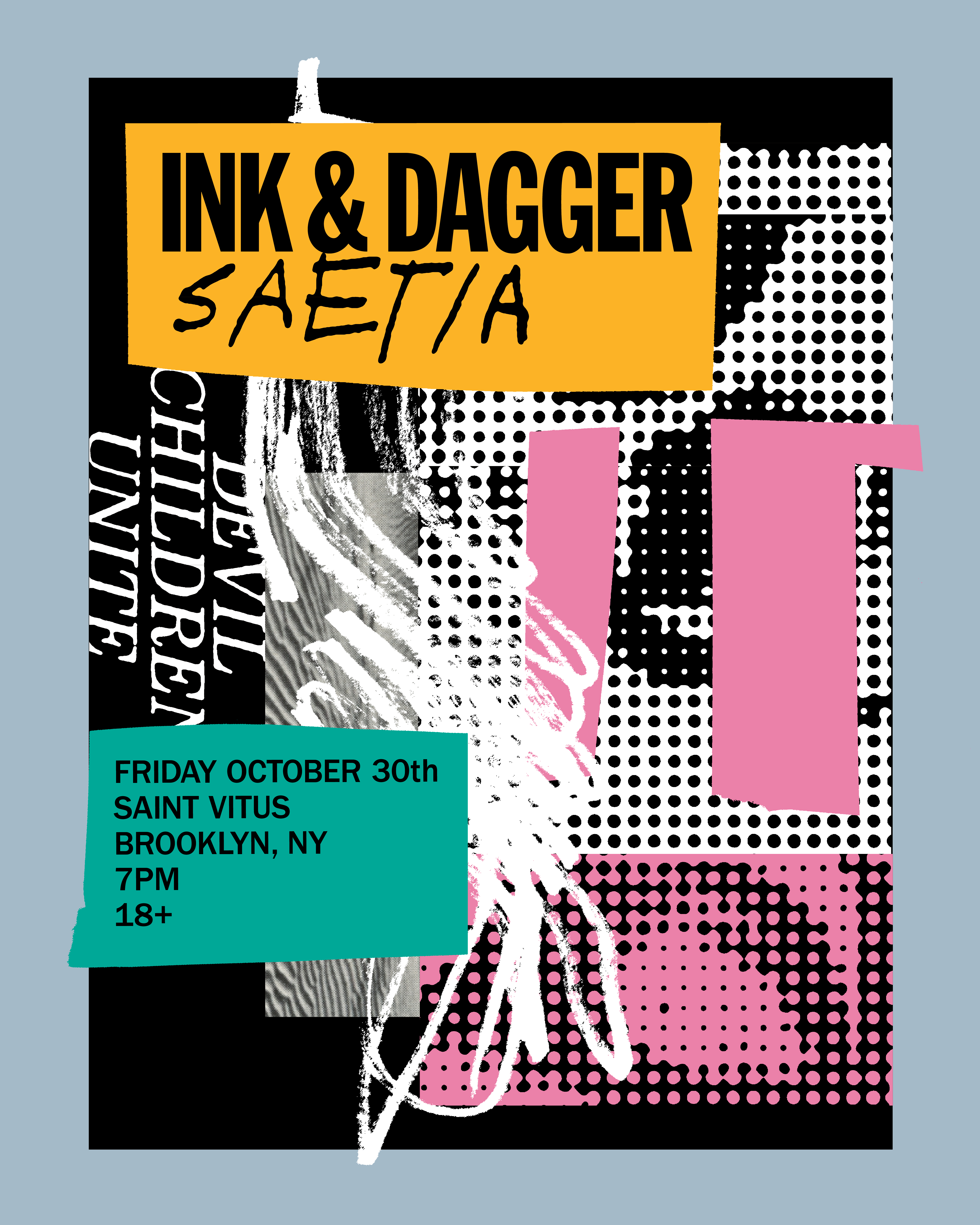 Ink and Dagger w/ Blacklisted - Creese Student Center, Philadelphia, PA - October 30, 2026